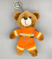 消防熊挂件