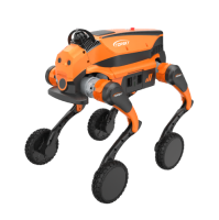 智能巡逻巡检四足机器狗（小轮足 智能控制+自主巡逻+Ai智能识别+多功能集成+多场景应用）